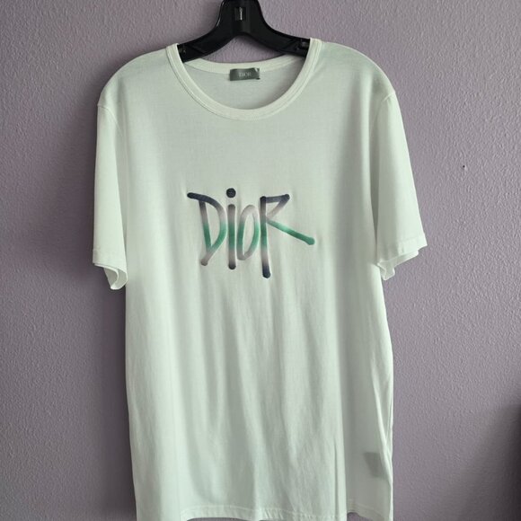 Dior x Stussy White T-Shirt